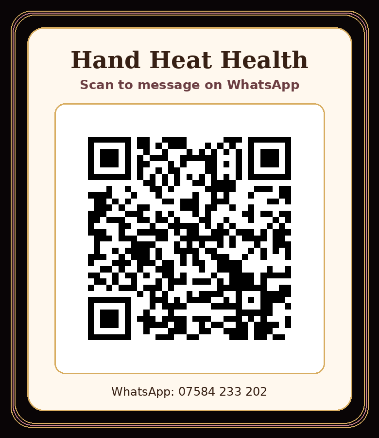 WhatsApp QR code for Hand Heat Health